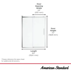 American Standard Passage 57 1/5 In. - 57 4/5 In. W X 72 In. H Sliding Frameless Shower Door In Silver With Clear Glass 17 American Standard Passage 57 1/5 In. - 57 4/5 In. W X 72 In. H Sliding Frameless Shower Door In Silver With Clear Glass -The Home Depot american standard alcove shower doors am801703400 213 fa 1000