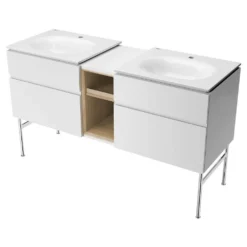 American Standard Studio S 24 In. Double Drawer Bath Vanity Cabinet Only In White -The Home Depot american standard bathroom vanities without tops 8725024 020 66 1000