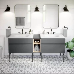 American Standard Studio S 33 In. Double Drawer Bath Vanity Cabinet Only In Dark Grey 10 American Standard Studio S 33 In. Double Drawer Bath Vanity Cabinet Only In Dark Grey -The Home Depot american standard bathroom vanities without tops 8726033 477 40 1000