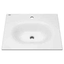 American Standard Studio S 24 In. Bathroom Vanity Sink Top With Single Faucet Hole In White