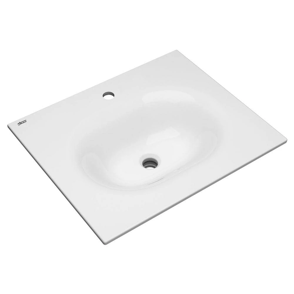 American Standard Studio S 24 In. Bathroom Vanity Sink Top With Single Faucet Hole In White 2 American Standard Studio S 24 In. Bathroom Vanity Sink Top With Single Faucet Hole In White - Image 2