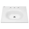 American Standard Studio S 24 In. Bathroom Vanity Sink Top With 8 In. Faucet Holes In White