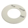 American Standard Dial Plate With Hot Cold And Off, White