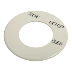 American Standard Dial Plate With Hot Cold And Off, White