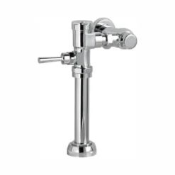 American Standard Ultima Manual 1.28 GPF FloWise Flush Valve For 1.5 In. Top Spud Toilet In Polished Chrome