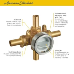 American Standard Flash Shower Rough-In Valve With Stub-Outs -The Home Depot american standard mixing valves ru102 40 1000