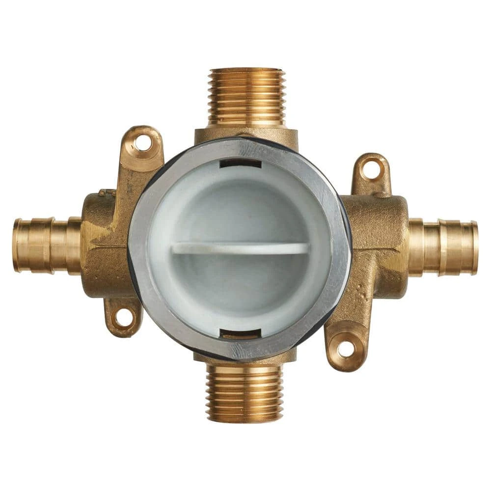 American Standard Flash Shower Rough-In Valve With PEX Inlets/Universal Outlets For Cold Expansion System 1 American Standard Flash Shower Rough-In Valve With PEX Inlets/Universal Outlets For Cold Expansion System