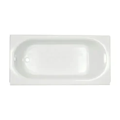 American Standard Princeton 60 In. X 30 In. Integral Apron Rectangular Drop-in Soaking Bathtub With Left Drain In Arctic