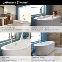 American Standard Cadet 66 In. X 32 In. Acrylic Flatbottom Freestanding Bathtub In Artic White With Polished Chrome Drain And Filler -The Home Depot arctic american standard freestanding tubs 2764014m202 011 4f 1000