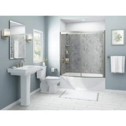 American Standard Ovation 60 In. X 30 In. Soaking Bathtub With Left Hand Drain In Arctic White 5 American Standard Ovation 60 In. X 30 In. Soaking Bathtub With Left Hand Drain In Arctic White -The Home Depot arctic white american standard alcove bathtubs 2647 212 011 40 1000