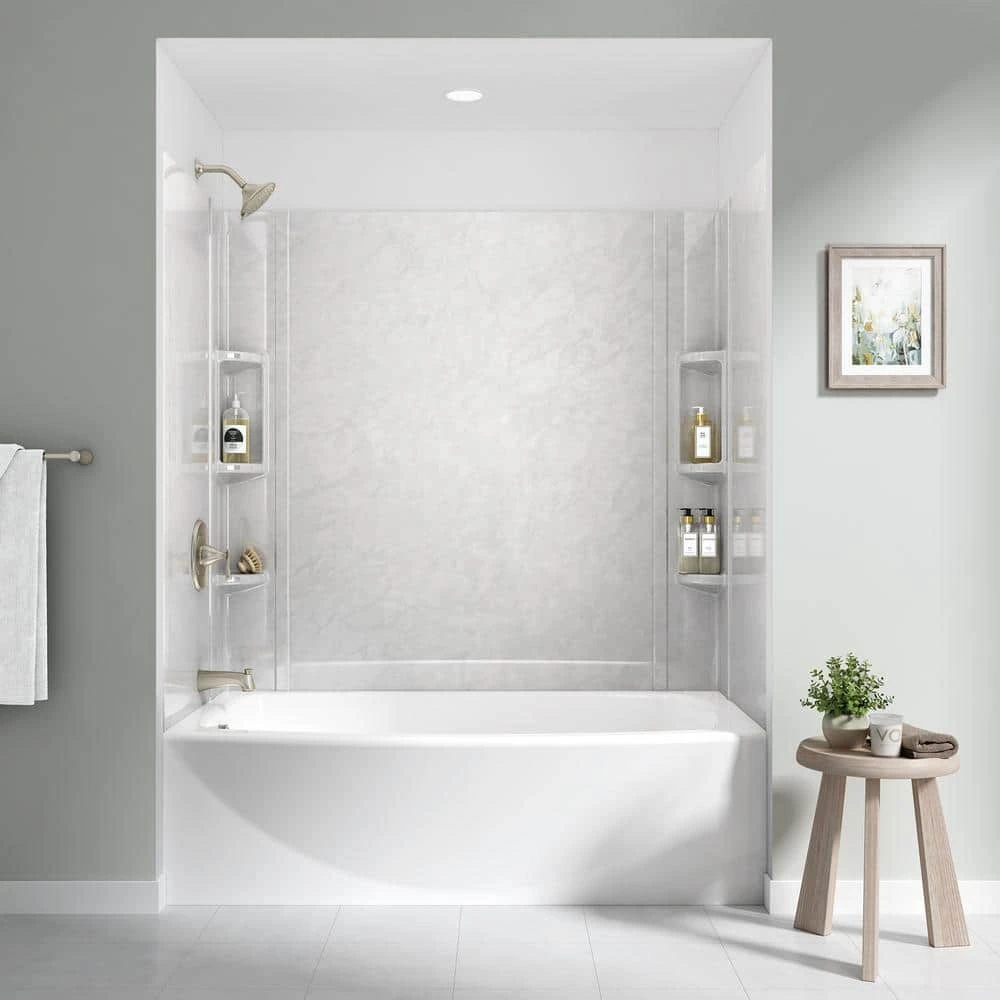 American Standard Ovation 60 In. X 30 In. Soaking Bathtub With Left Hand Drain In Arctic White 2 American Standard Ovation 60 In. X 30 In. Soaking Bathtub With Left Hand Drain In Arctic White - Image 2