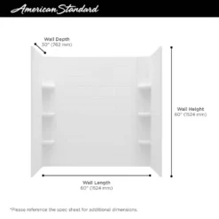 American Standard Ovation Curve 60 In. Left Hand Drain Rectangular Alcove Bathtub With Wall Surrounds In Artic White -The Home Depot arctic white american standard alcove bathtubs v2576lwl 44 1000