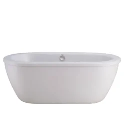 American Standard Cadet 66 In. X 32 In. Japanese Soaking Bathtub With Center Hand Drain In Arctic White -The Home Depot arctic white american standard freestanding tubs 2764014m203 011 40 1000