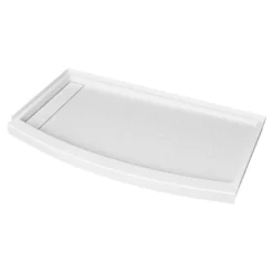 American Standard Ovation Curve 60 In. L X 30 In. W Alcove Shower Pan Base With Left Drain In Arctic White 8 American Standard Ovation Curve 60 In. L X 30 In. W Alcove Shower Pan Base With Left Drain In Arctic White -The Home Depot arctic white american standard shower pans b8014a st3l 011 40 1000