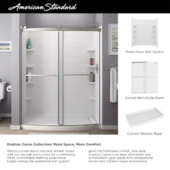 American Standard Ovation Curve 60 In. L X 30 In. W Alcove Shower Pan Base With Left Drain In Arctic White 11 American Standard Ovation Curve 60 In. L X 30 In. W Alcove Shower Pan Base With Left Drain In Arctic White -The Home Depot arctic white american standard shower pans b8014a st3l 011 c3 1000