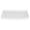 American Standard Ovation Curve 60 In. L X 30 In. W Alcove Shower Pan Base With Right Drain In Arctic White