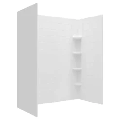 American Standard Ovation Curve 60 In. L X 30 In. W X 72 In. H Alcove Shower Kit With Shower Wall And Left Hand Shower Pan In Arctic White -The Home Depot arctic white american standard shower stalls kits vb8014lwl 66 1000