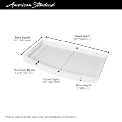 American Standard Ovation Curve 60 In. L X 30 In. W X 72 In. H Alcove Shower Kit With Shower Wall And Left Hand Shower Pan In Arctic White -The Home Depot arctic white american standard shower stalls kits vb8014lwl c3 1000