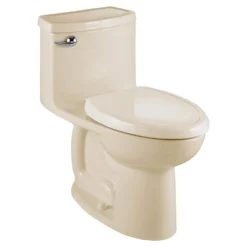 American Standard Compact Cadet 3 FloWise Tall Height 1-Piece 1.28 GPF Single Flush Elongated Toilet In Bone, Seat Included