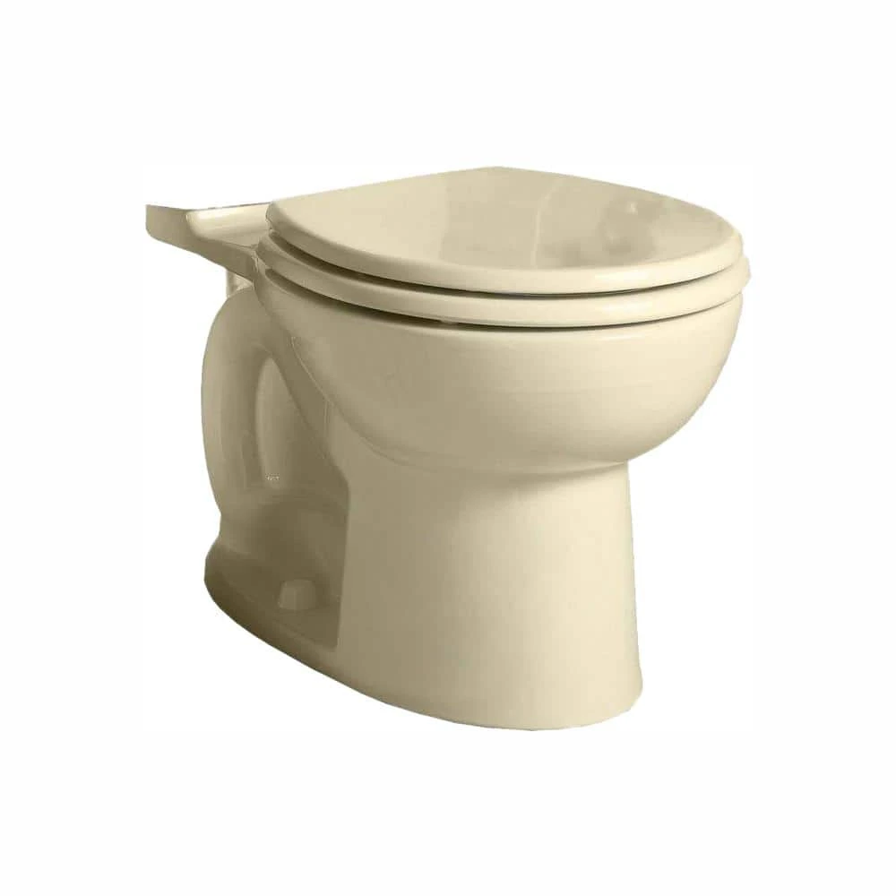 American Standard Cadet 3-Flo Wise Round Toilet Bowl Only In. Bone 1 American Standard Cadet 3-Flo Wise Round Toilet Bowl Only In. Bone