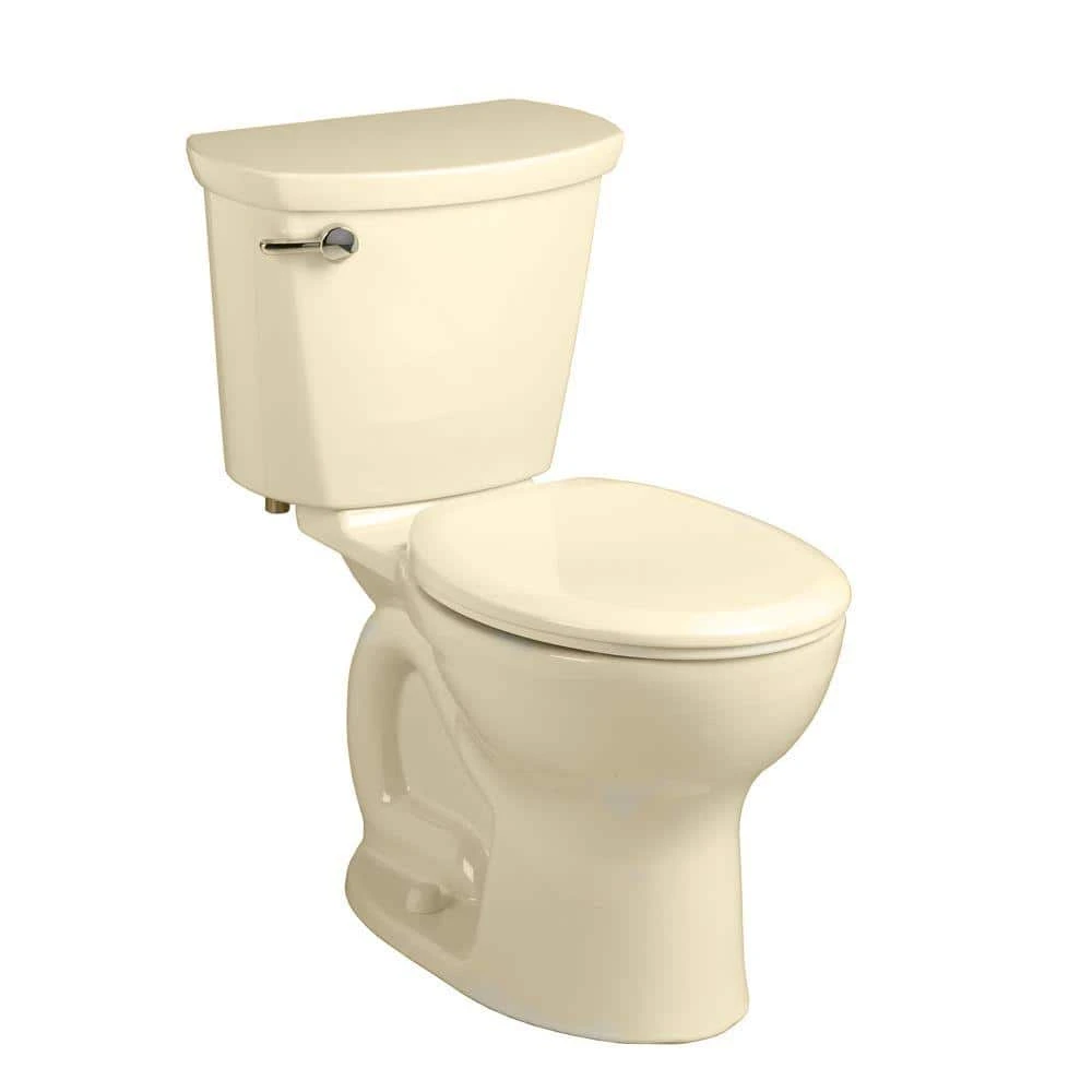 American Standard Cadet Pro 2-Piece 1.28 GPF Round Toilet In Bone 1 American Standard Cadet Pro 2-Piece 1.28 GPF Round Toilet In Bone