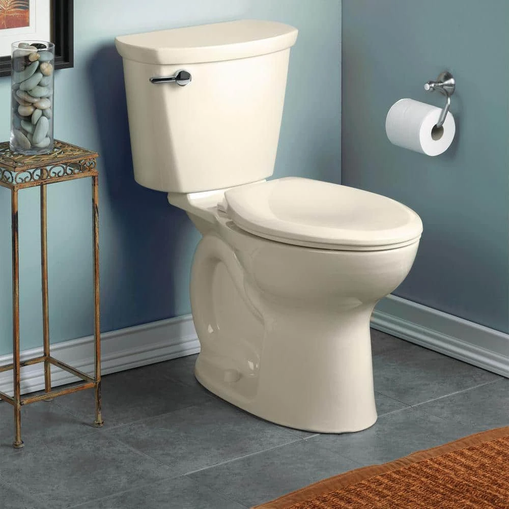 American Standard Cadet Pro 2-Piece 1.28 GPF Round Toilet In Bone 2 American Standard Cadet Pro 2-Piece 1.28 GPF Round Toilet In Bone - Image 2