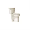 American Standard Cadet 12 In. Antimicrobial 2-Piece 1.28 GPF Single Flush Chair Height Round Toilet In Bone With Slow Close Seat