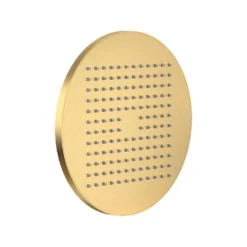 American Standard Modern 1-Spray Patterns With 2.5 GPM 10 In. Wall Mount Fixed Shower Head In Brushed Cool Sunrise