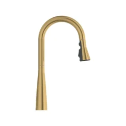 American Standard Aspirations 18 In. Single Handle Pull Down Triple Sprayer Kitchen Faucet With 360° Swivel Spout In Brushed Cool Sunrise -The Home Depot brushed cool sunrise american standard pull down kitchen faucets 104881gn00 66 1000