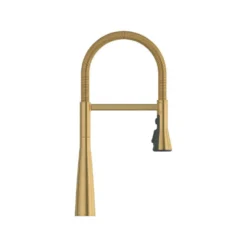 American Standard Aspirations 20 In. Semi-Pro Pull Down Sprayer Kitchen Faucet With 360° Swivel Spout In Brushed Cool Sunrise -The Home Depot brushed cool sunrise american standard pull down kitchen faucets 104882gn00 fa 1000