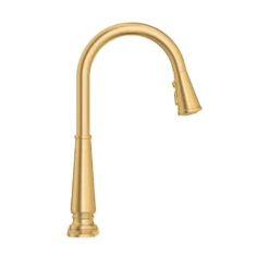 American Standard Palestra Single Handle Pull Down Sprayer Kitchen Faucet With Dual Spray In Brushed Cool Sunrise -The Home Depot brushed cool sunrise american standard pull down kitchen faucets 7438301 gn0 44 1000