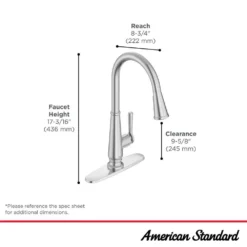 American Standard Palestra Single Handle Pull Down Sprayer Kitchen Faucet With Dual Spray In Brushed Cool Sunrise -The Home Depot brushed cool sunrise american standard pull down kitchen faucets 7438301 gn0 a0 1000