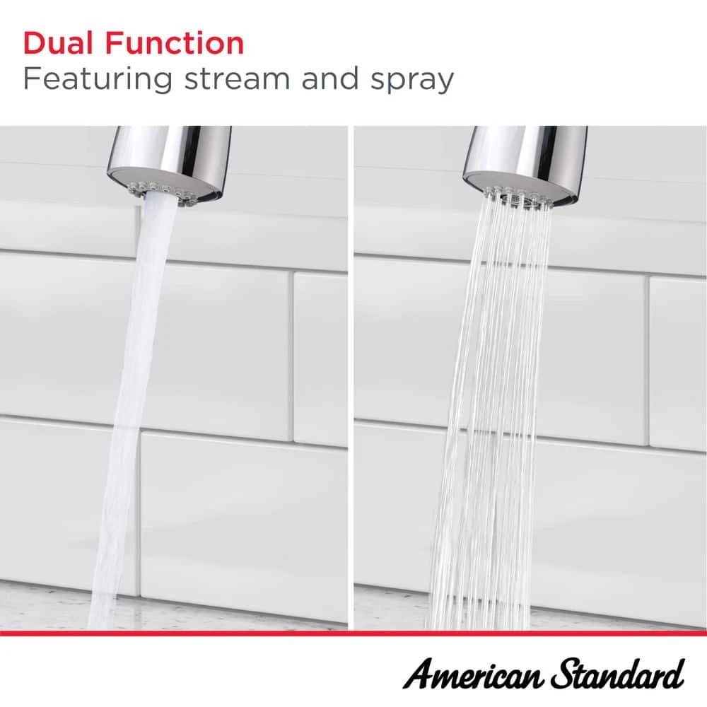 American Standard Palestra Touchless Single Handle Pull Down Sprayer Kitchen Faucet With Dual Spray In Brushed Cool Sunrise 6 American Standard Palestra Touchless Single Handle Pull Down Sprayer Kitchen Faucet With Dual Spray In Brushed Cool Sunrise - Image 6