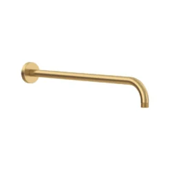 American Standard Wall Mount Right Angle 18 In. Shower Arm And Escutcheon In Brushed Cool Sunrise