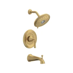 American Standard Delancey Water Saving 1-Handle Tub And Shower Trim Kit In Brushed Cool Sunrise (Valve Not Included)