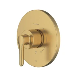 American Standard Studio S 1-Handle Valve Trim Kit For Flash Rough-in Valves In Brushed Cool Sunrise (Valve Not Included) -The Home Depot brushed cool sunrise american standard shower bathtub trim kits tu105500 gn0 40 1000