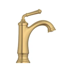 American Standard Delancey Single-Handle Single-Hole Bathroom Faucet With Pop-Up Drain In Brushed Cool Sunrise -The Home Depot brushed cool sunrise american standard single hole bathroom faucets 7052107 gn0 40 1000