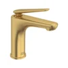 American Standard Studio S Single Handle Single-Hole Bathroom Faucet And Drain Kit Included In Brushed Cool Sunrise