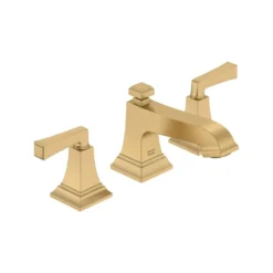 American Standard Town Square S 8 In. Widespread 2-Handle Bathroom Faucet 1.2 GPM With Drain Assembly In Brushed Cool Sunrise