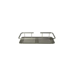 American Standard Passage Rectangular Shower Shelf In Brushed Metal