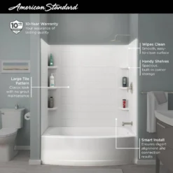 American Standard Ovation Curve 60 In. Right Drain Rectangular Alcove Bathtub With Sliding Frameless Tub Door And Wall In Brushed Nickel -The Home Depot brushed nickel american standard alcove bathtubs v2576rwldr 295 fa 1000