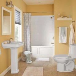 American Standard Chatfield Single-Handle 3-Spray Tub And Shower Faucet And 8 In. Bathroom Faucet Set In Brushed Nickel (Valve Included) -The Home Depot brushed nickel american standard bathtub shower faucet combos chatts8wsbn bnd 1f 1000