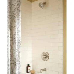 American Standard Chatfield Single-Handle 3-Spray Tub And Shower Faucet And 8 In. Bathroom Faucet Set In Brushed Nickel (Valve Included) -The Home Depot brushed nickel american standard bathtub shower faucet combos chatts8wsbn bnd 31 1000