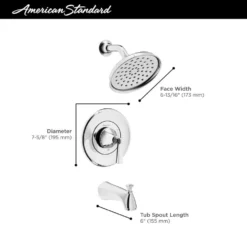 American Standard Rumson 4 In. Centerset Bathroom Faucet And Single-Handle 1-Spray Tub And Shower Faucet Set In Brushed Nickel -The Home Depot brushed nickel american standard bathtub shower faucet combos rumson4tsbn 1d 1000