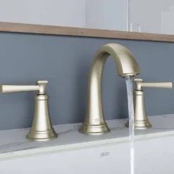 American Standard Rumson Widespread Bathroom Faucet Set And Single-Handle 3-Spray Tub And Shower Faucet In Brushed Nickel (Valve Included) -The Home Depot brushed nickel american standard bathtub shower faucet combos rumsonts2widebn 44 1000