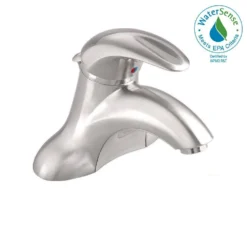 American Standard Reliant Single Hole Single-Handle Bathroom Faucet With Speed Connect Drain In Brushed Nickel -The Home Depot brushed nickel american standard centerset bathroom faucets 7385 000 295 1d 1000