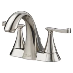 American Standard Chatfield 4 In. Centerset 2-Handle Bathroom Faucet In Brushed Nickel -The Home Depot brushed nickel american standard centerset bathroom faucets 7413201 295 1d 1000