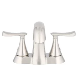 American Standard Chatfield 4 In. Centerset 2-Handle Bathroom Faucet In Brushed Nickel (Set Of 2) 19 American Standard Chatfield 4 In. Centerset 2-Handle Bathroom Faucet In Brushed Nickel (Set Of 2) -The Home Depot brushed nickel american standard centerset bathroom faucets chat4csbn bndle 4f 1000