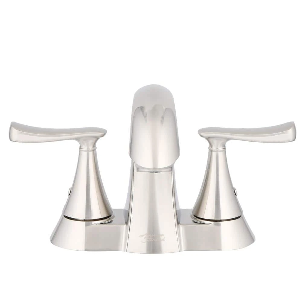 American Standard Chatfield 4 In. Centerset 2-Handle Bathroom Faucet In Brushed Nickel (Set Of 2) 9 American Standard Chatfield 4 In. Centerset 2-Handle Bathroom Faucet In Brushed Nickel (Set Of 2) - Image 9