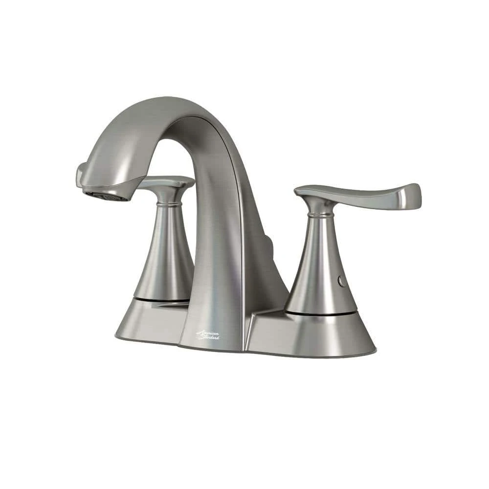 American Standard Chatfield 4 In. Centerset 2-Handle Bathroom Faucet In Brushed Nickel (Set Of 2) 6 American Standard Chatfield 4 In. Centerset 2-Handle Bathroom Faucet In Brushed Nickel (Set Of 2) - Image 6